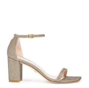 Stuart Weitzman Amelina Gold Women's Heels